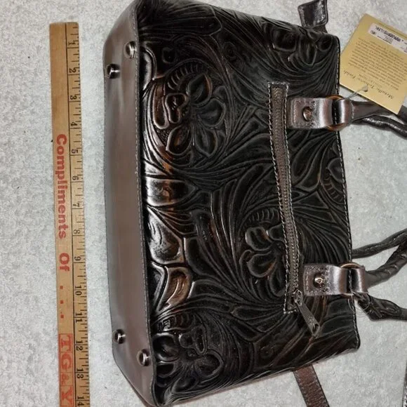 Patricia Nash Cross Body Bag Angela Pewter Bag New With Tag - Picture 7 of 10